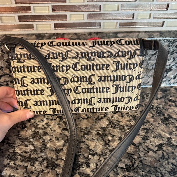 Juicy Couture Crossbody Bag with Red Heart Accent - Picture 3 of 3